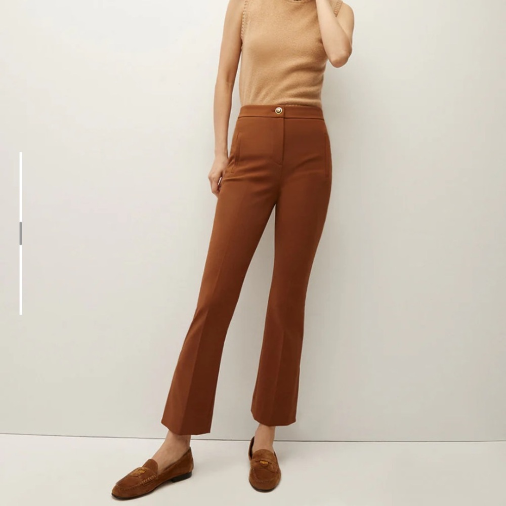 Veronica Beard Arte pant slit hem